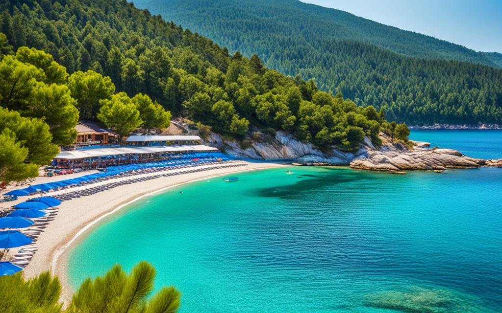 Does Thassos have nice beaches?